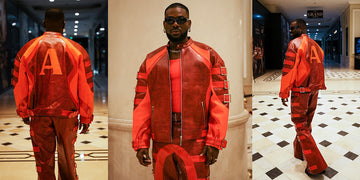 Adekunle Gold in Custom Ahluwalia