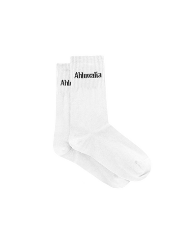 Womens Ahluwalia Socks - White