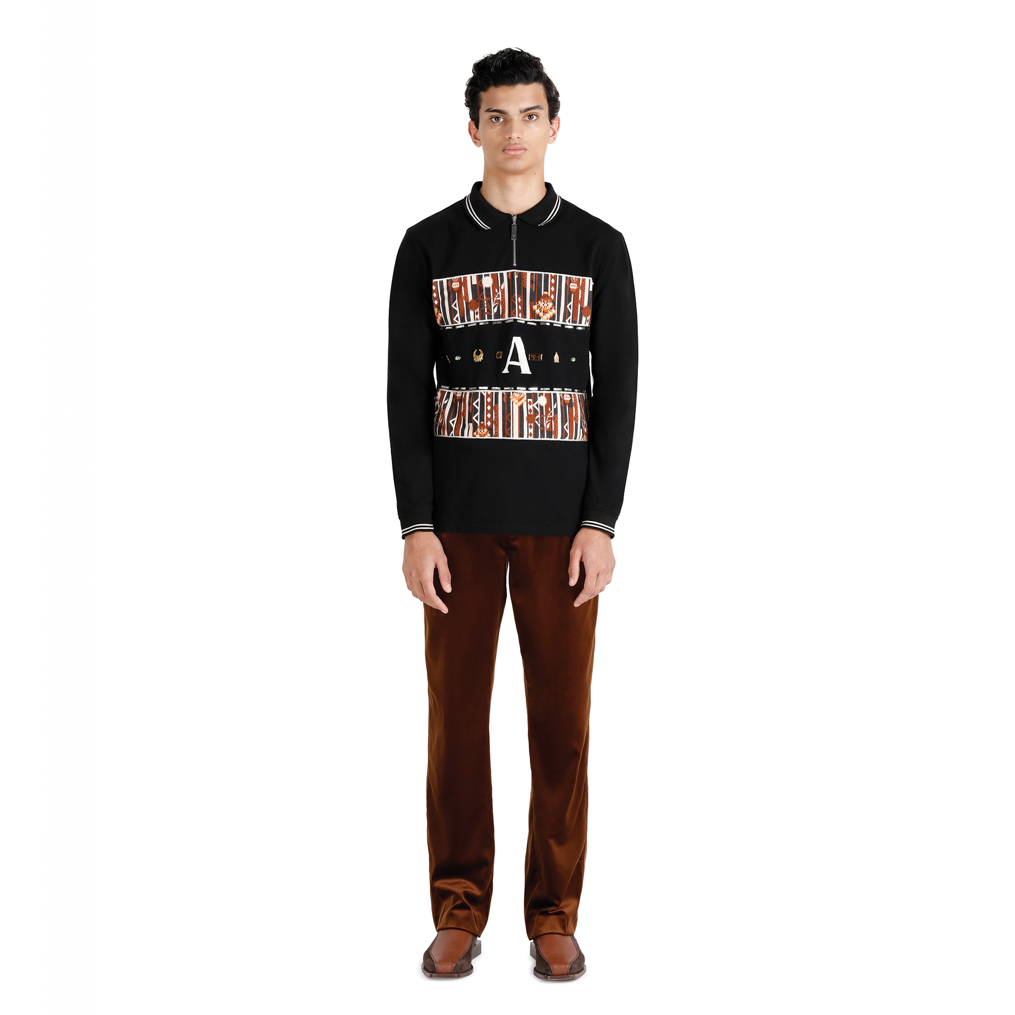 Nagali Long Sleeve Polo Top