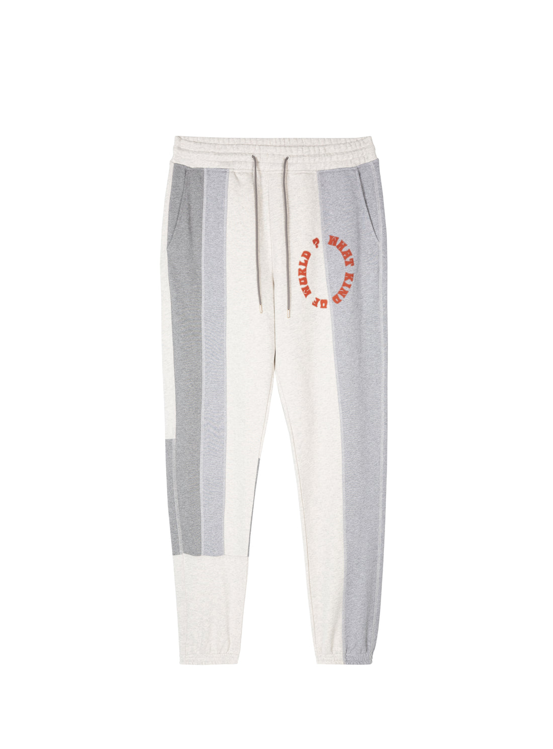 Grey marl mix-up sweatpants