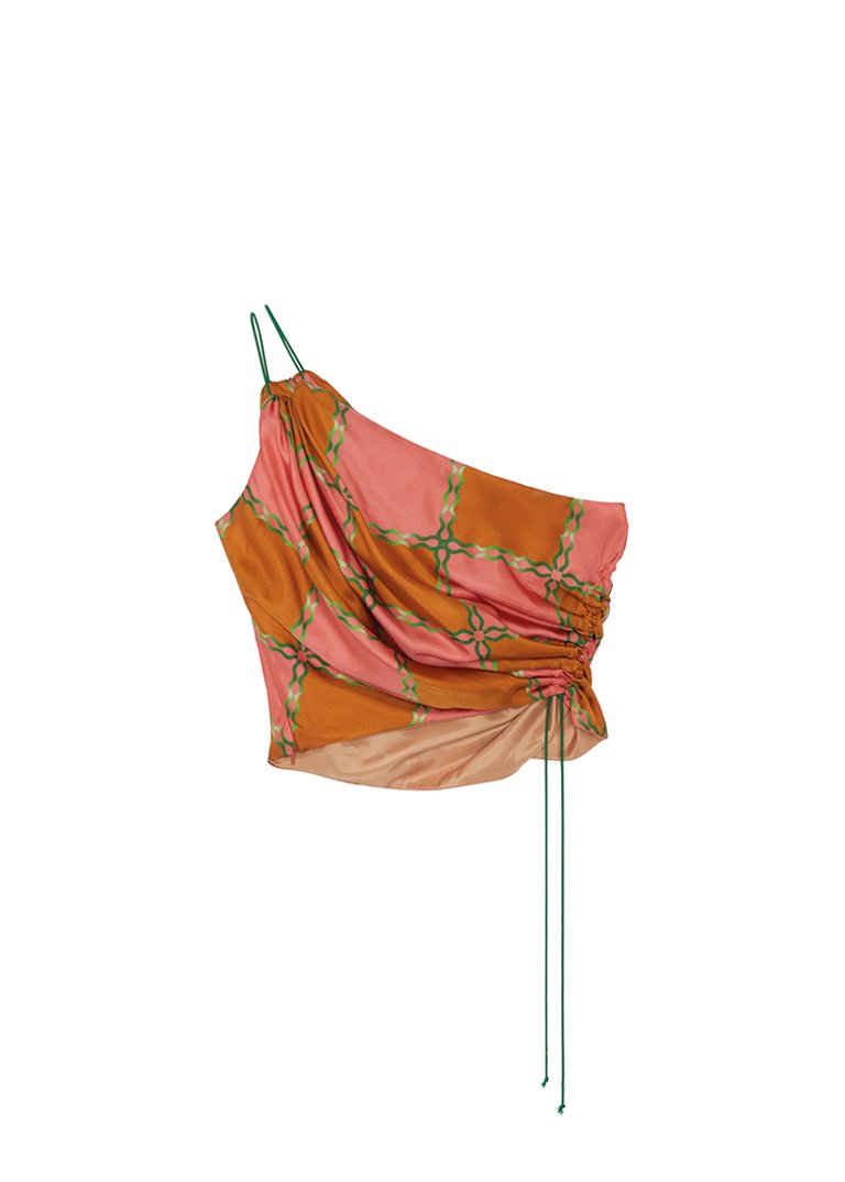 Turmeric draped top